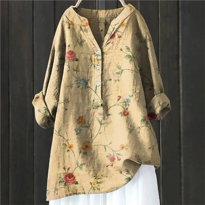 Angela | Casual Gebloemde Blouse
