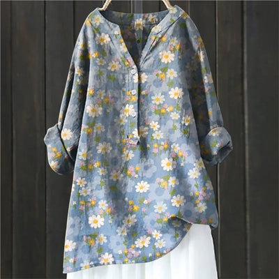Angela | Casual Gebloemde Blouse