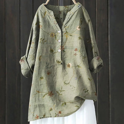 Angela | Casual Gebloemde Blouse