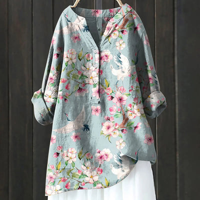 Angela | Casual Gebloemde Blouse